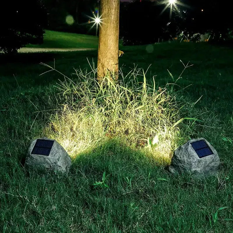 Luminária Solar LED Impermeável para Jardim - Urbane Rocks