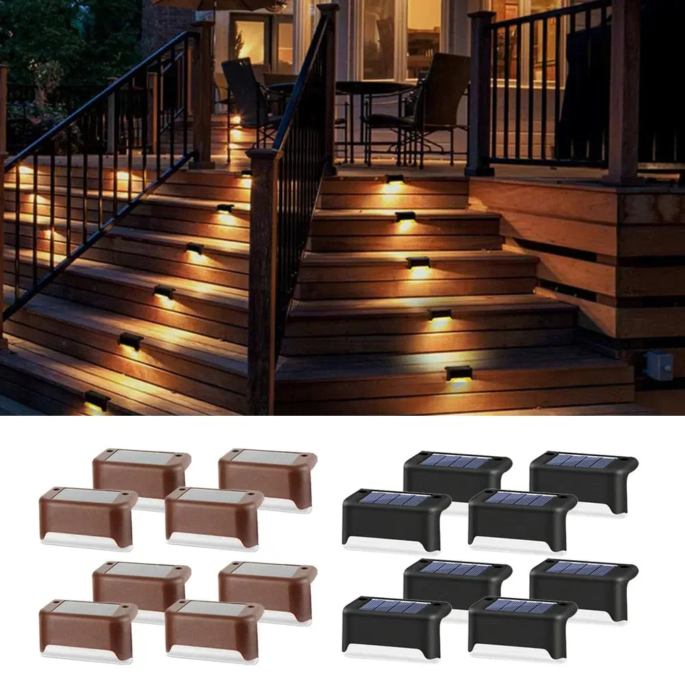 Luminária Solar Externa LED Para Jardim à Prova d'Água