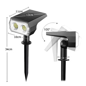 Luminária Espeto Jardim Solar Super LED — Automática IP65