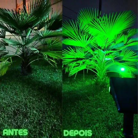 Luminária Espeto Jardim Solar Super LED — Automática IP65