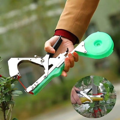 Máquina de Amarrar Plantas para Jardinagem - Ferramenta de Suporte para Cultivo