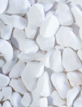 Seixo Dolomita Branco Pedra Decorativa Pedrargil 4kg