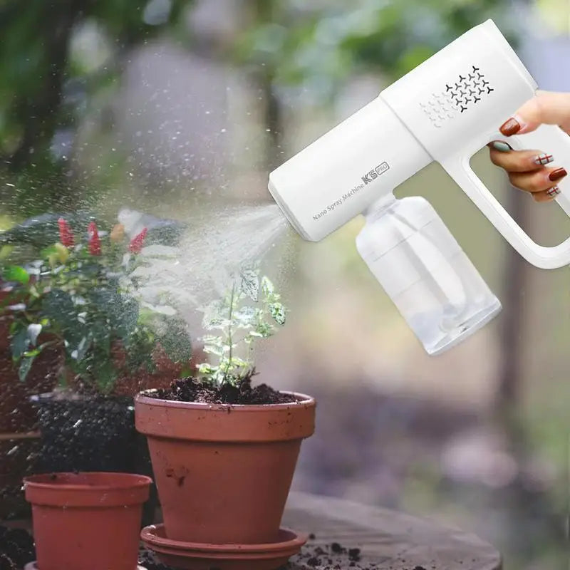 Pulverizador Elétrico Portátil com Bomba USB Recarregável e Controle Ergonômico