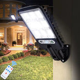 Refletor Solar LED com Controle Remoto e Sensor de Movimento
