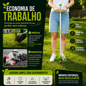 Removedor de Ervas Daninhas com Cabo Longo