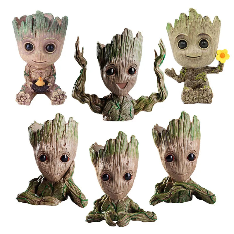 Vaso de Planta Baby Groot Verde