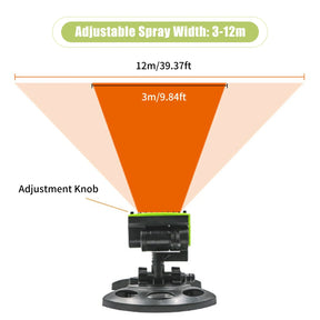 Aspersor Para Irrigação Rotativo 360° - Ajustável e Eficiente para Jardins e Gramados