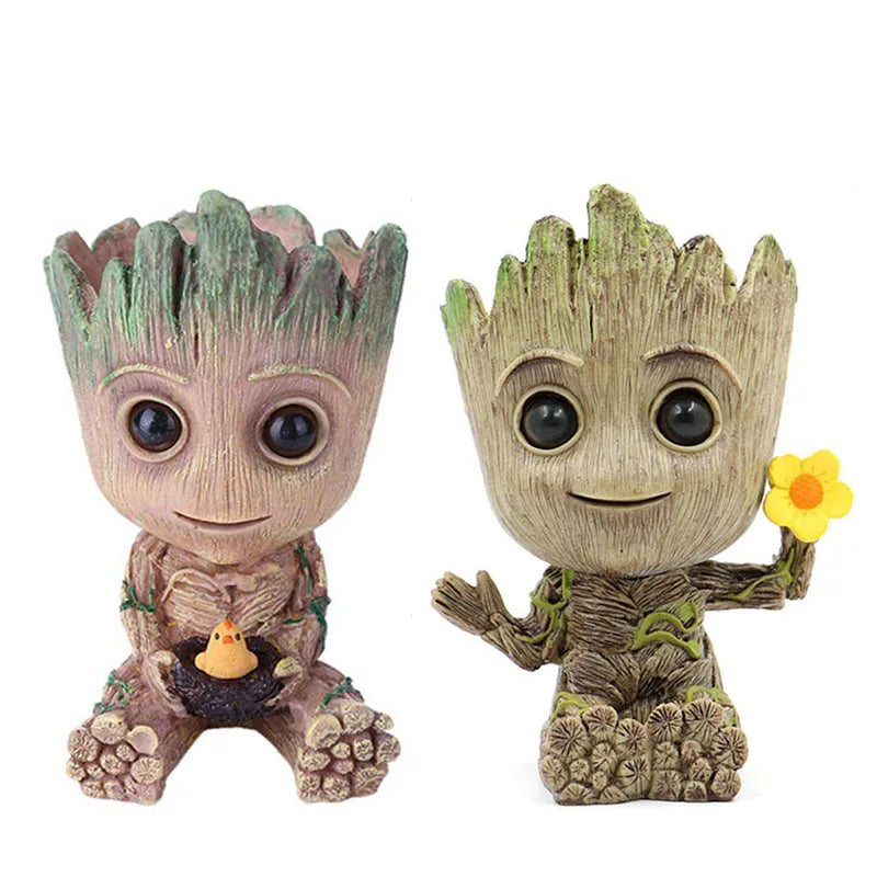 Vaso de Planta Baby Groot Verde