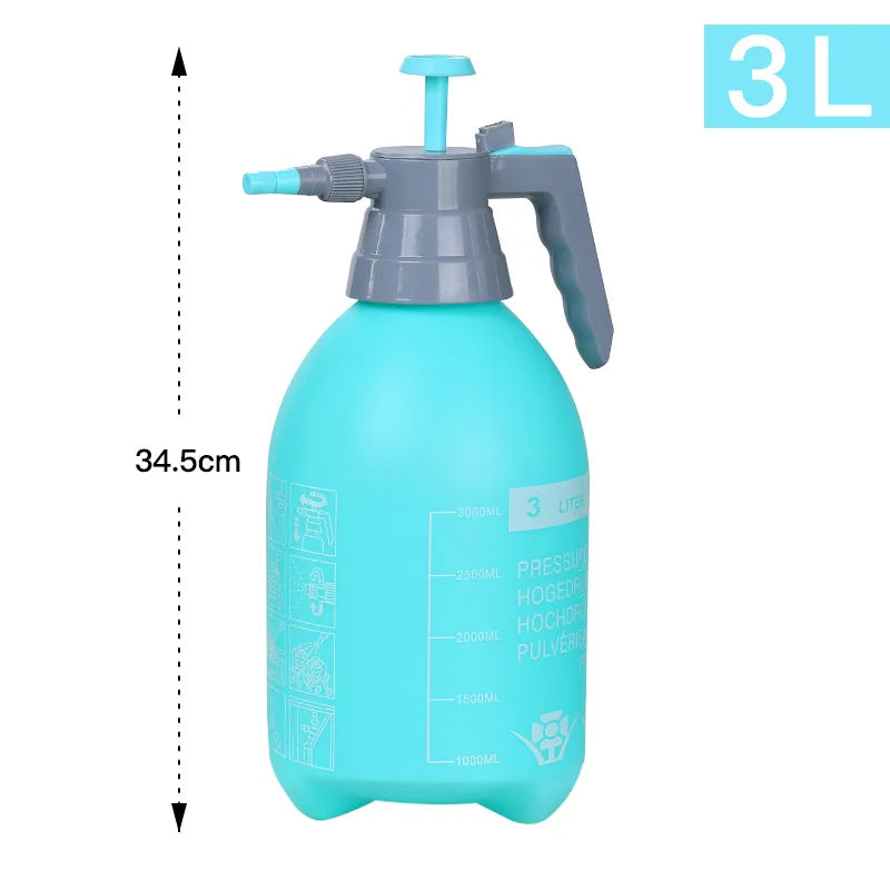 Pulverizador Manual de Água com Pressão - Bomba de Ar com Gatilho para Jardim e Limpeza