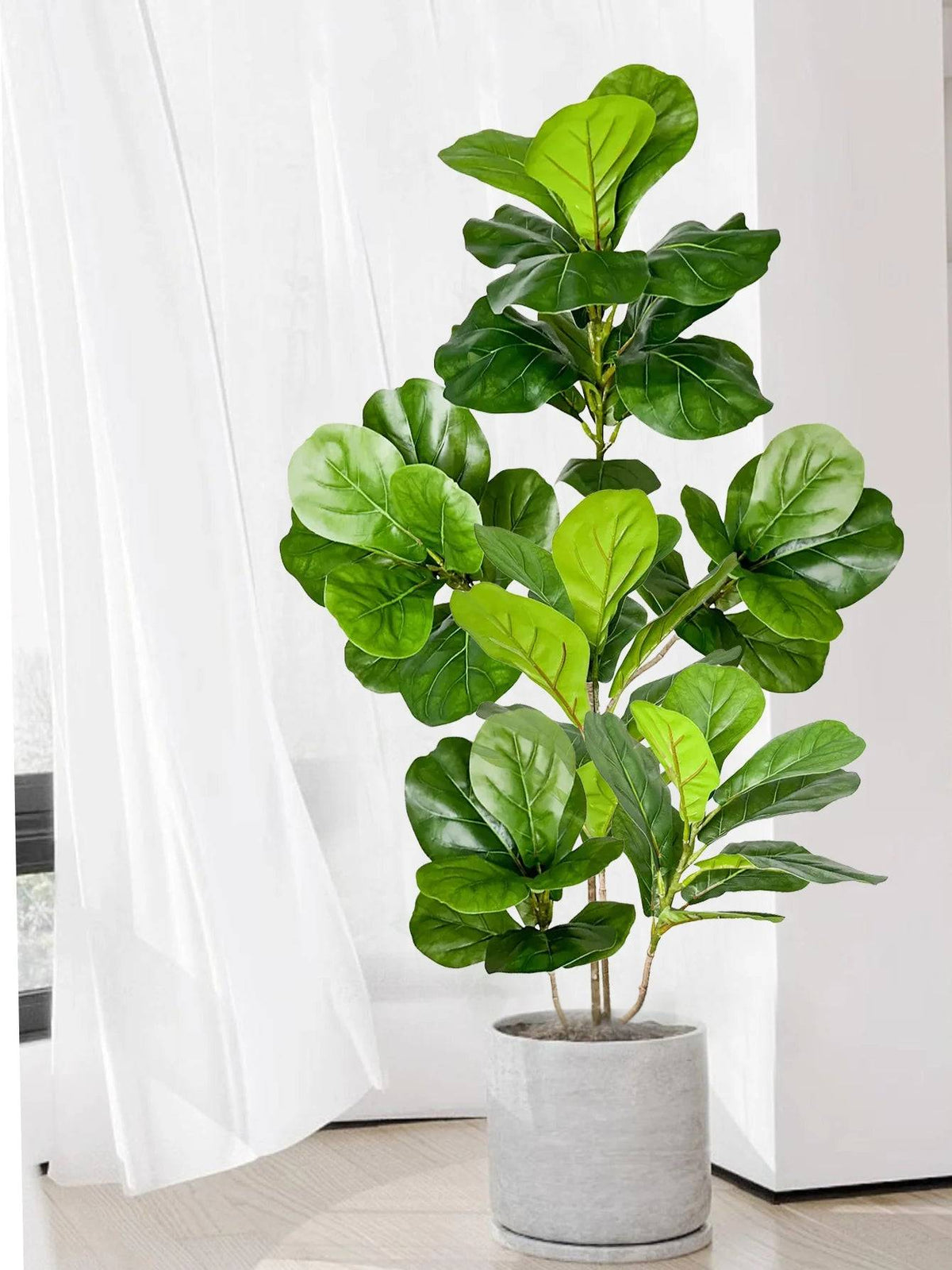 Árvore Ficus Artificial Realista para Decoração de Ambientes Internos e Externos
