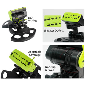 Aspersor Para Irrigação Rotativo 360° - Ajustável e Eficiente para Jardins e Gramados