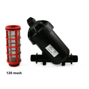 Filtro de Água Tipo Y com Conectores em PVC para Irrigação de Jardim