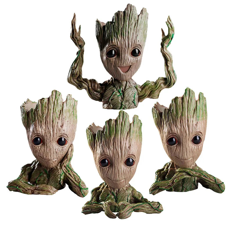 Vaso de Planta Baby Groot Verde