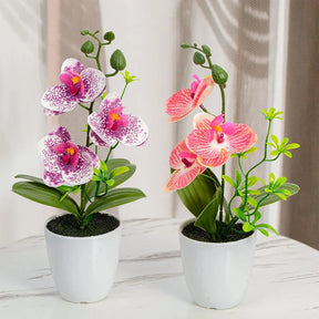 Orquídea Artificial em Vaso - 26cm