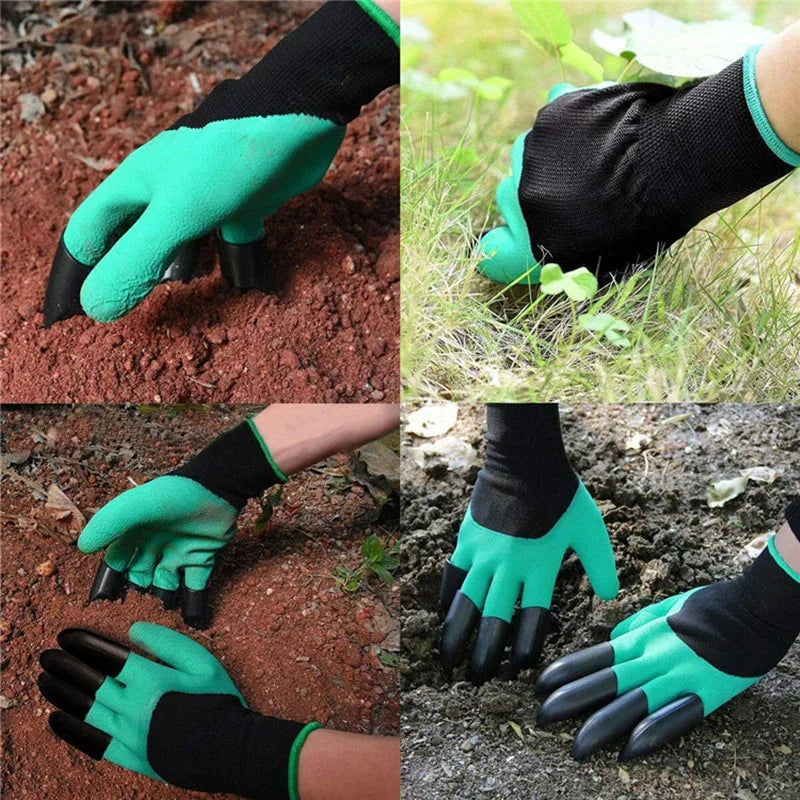 Luvas de Jardinagem com Garras | Proteção e Eficiência para Plantio e Escavação
