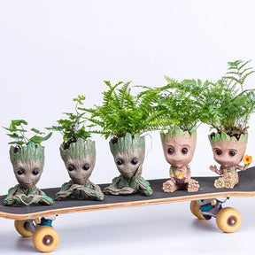 Vaso de Planta Baby Groot Verde