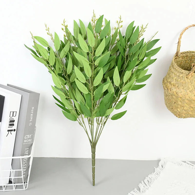 Planta Artificial Ramo Decorativo Seda – Galho Realista para Decoração de Noivado, Mesa ou Jardim