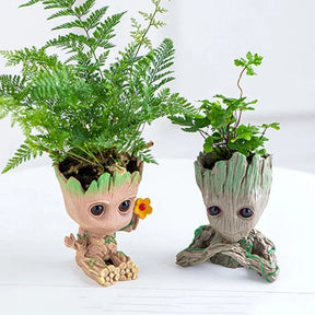 Vaso de Planta Baby Groot Verde