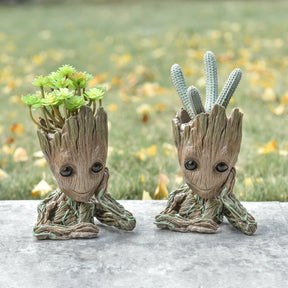 Vaso de Planta Baby Groot Verde
