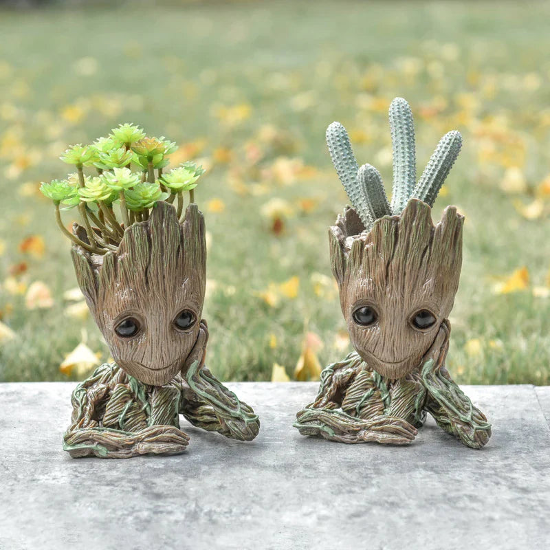 Vaso de Planta Baby Groot Verde