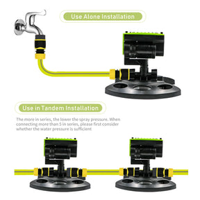 Aspersor Para Irrigação Rotativo 360° - Ajustável e Eficiente para Jardins e Gramados