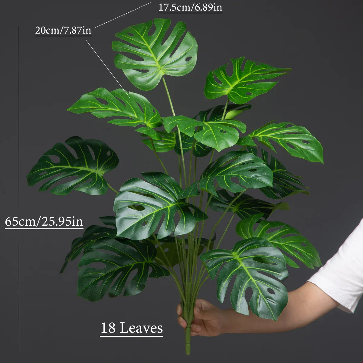 Monstera Planta Artificial 65cm para Decoração