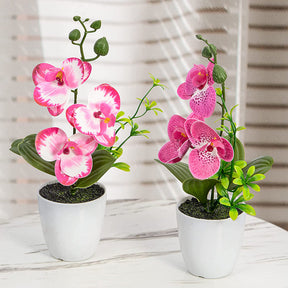 Orquídea Artificial em Vaso - 26cm