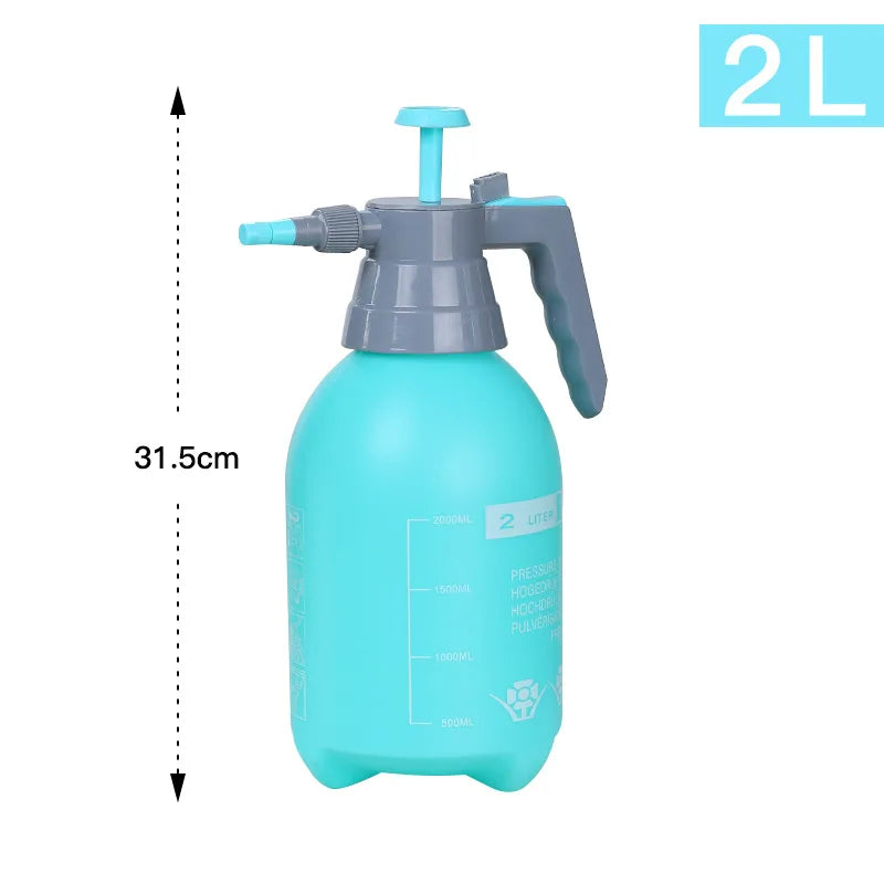 Pulverizador Manual de Água com Pressão - Bomba de Ar com Gatilho para Jardim e Limpeza