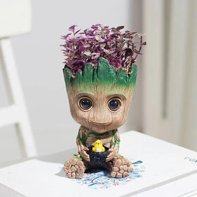 Vaso de Planta Baby Groot Verde