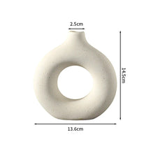 Vaso de Flor em Cerâmica Branca Estilo Nórdico - Design Moderno e Elegante