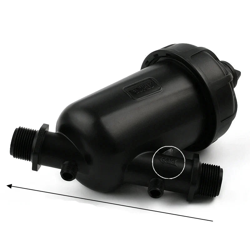 Filtro de Água Tipo Y com Conectores em PVC para Irrigação de Jardim