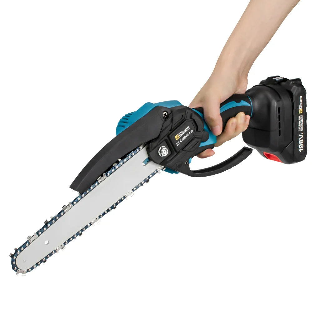 Serra Eletrica Para Poda Sem Fio Brushless Potente 18V Portátil
