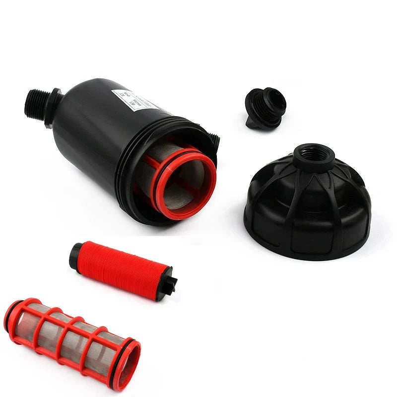 Filtro de Água Tipo Y com Conectores em PVC para Irrigação de Jardim