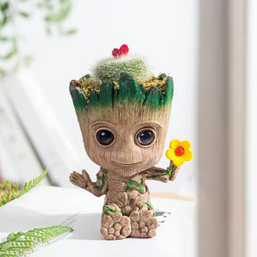 Vaso de Planta Baby Groot Verde