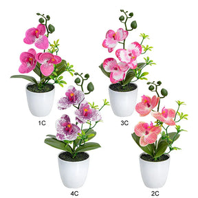 Orquídea Artificial em Vaso - 26cm