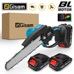 Serra Eletrica Para Poda Sem Fio Brushless Potente 18V Portátil