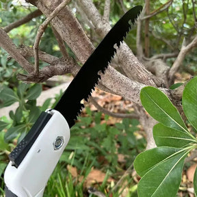 Serra de Poda Dobrável Telescópica com Lâmina Revestida em PTFE – Corte Rápido e Portátil