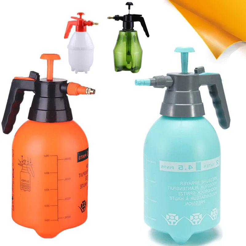 Pulverizador Manual de Água com Pressão - Bomba de Ar com Gatilho para Jardim e Limpeza