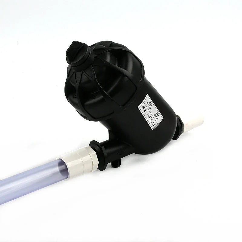 Filtro de Água Tipo Y com Conectores em PVC para Irrigação de Jardim