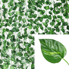 Herança Artificial de Hera - Planta Pendente Decorativa para Decoração