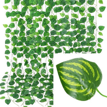 Herança Artificial de Hera - Planta Pendente Decorativa para Decoração