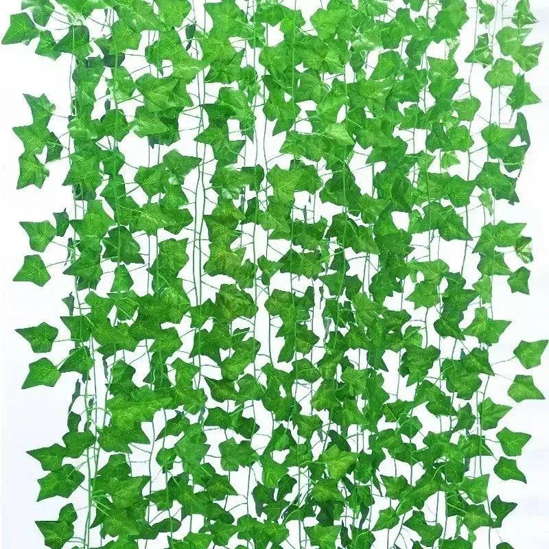 Herança Artificial de Hera - Planta Pendente Decorativa para Decoração