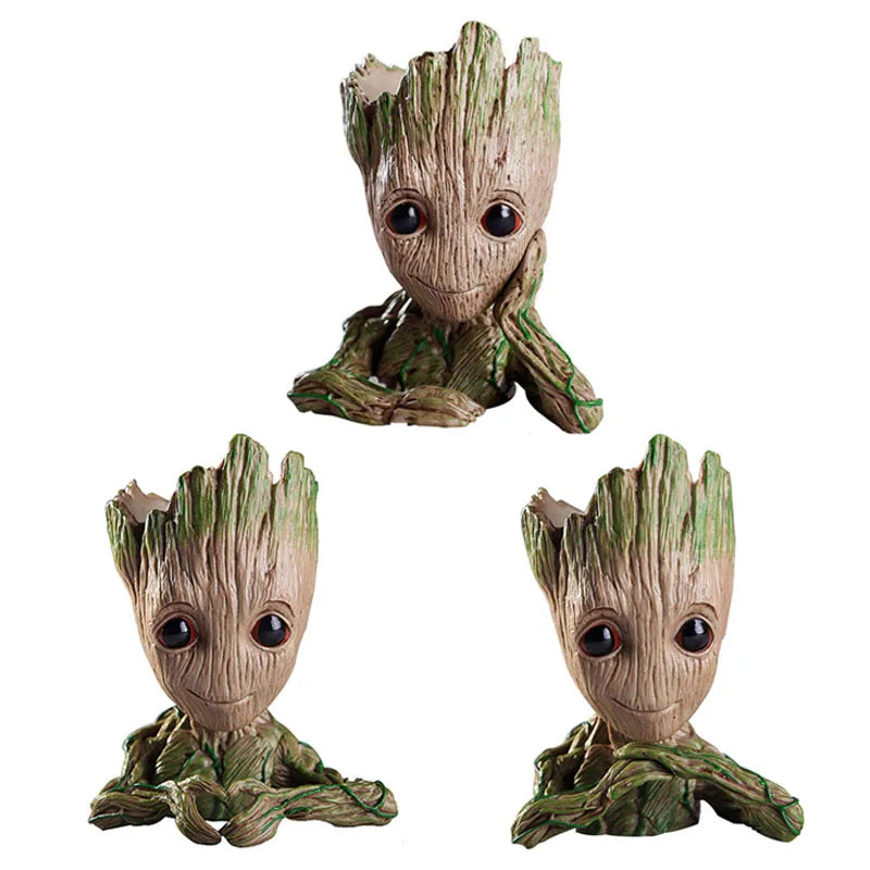 Vaso de Planta Baby Groot Verde