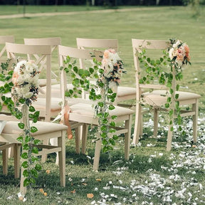 Herança Artificial de Hera - Planta Pendente Decorativa para Decoração