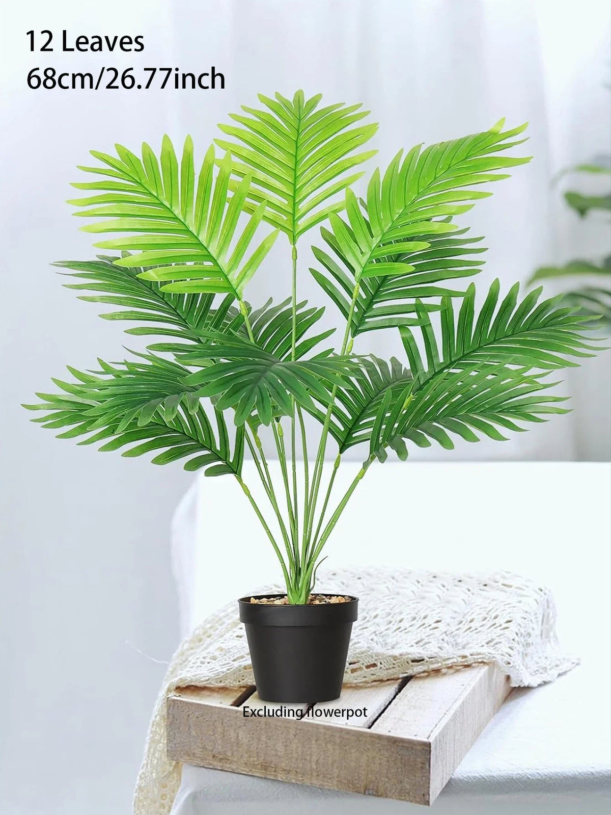 Palmeira Artificial Grande – Decoração Tropical para Ambientes Internos e Externos