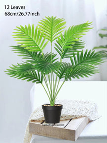 Palmeira Artificial Grande – Decoração Tropical para Ambientes Internos e Externos