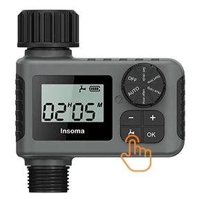 Temporizador de Irrigação Automático Inteligente à Prova d'Água com Display LCD, 3 Modos e Programação Fácil