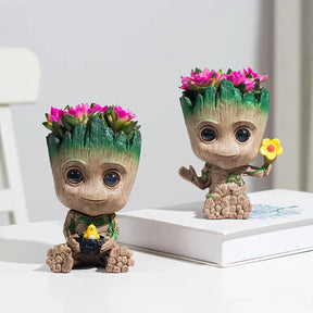 Vaso de Planta Baby Groot Verde