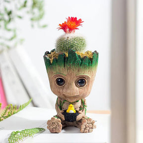 Vaso de Planta Baby Groot Verde