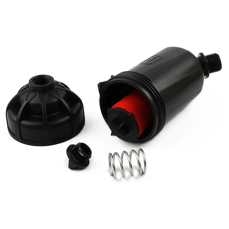 Filtro de Água Tipo Y com Conectores em PVC para Irrigação de Jardim